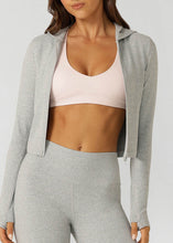 画像をギャラリービューアに読み込む, ローナ 072522 ウォームアップジャンパー GREY MARL