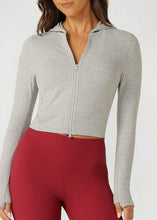 画像をギャラリービューアに読み込む, ローナ 072522 ウォームアップジャンパー GREY MARL