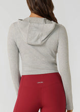 画像をギャラリービューアに読み込む, ローナ 072522 ウォームアップジャンパー GREY MARL