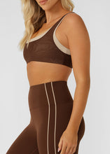 画像をギャラリービューアに読み込む, ローナ 092506 ダブルダウン スポーツブラ TRUFFLE