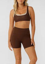 画像をギャラリービューアに読み込む, ローナ 092506 ダブルダウン スポーツブラ TRUFFLE