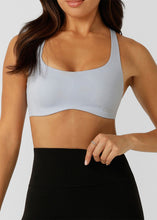 画像をギャラリービューアに読み込む, ローナ 102450 フレックスアピール モールド スポーツブラ(BLACK, BEACH HOUSE BLUE)