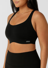 画像をギャラリービューアに読み込む, ローナ 102450 フレックスアピール モールド スポーツブラ BLACK