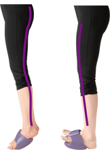 画像をギャラリービューアに読み込む, 美脚筋MAKER HB-122 パープル フリーサイズ22.0~24.5cm