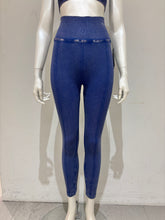 画像をギャラリービューアに読み込む, NUX P0003 パイパー ハイウエスト レギンス HANDWASH DENIM