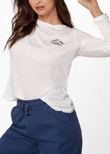 画像をギャラリービューアに読み込む, ローナ LB0394 ロータスロングスリーブトップ White