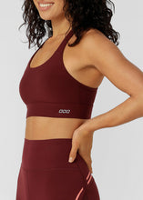 画像をギャラリービューアに読み込む, ローナ LB0205 エミー マキシマムサポート スポーツブラ DARK RUBY