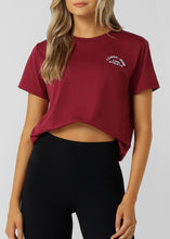 画像をギャラリービューアに読み込む, ローナ LB0380 ロータス Tシャツ BERRY RED