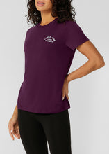 画像をギャラリービューアに読み込む, ローナ LB0380 ロータス Tシャツ DARK GRAPE