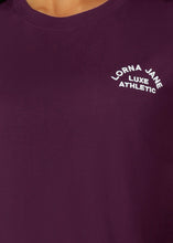 画像をギャラリービューアに読み込む, ローナ LB0380 ロータス Tシャツ DARK GRAPE