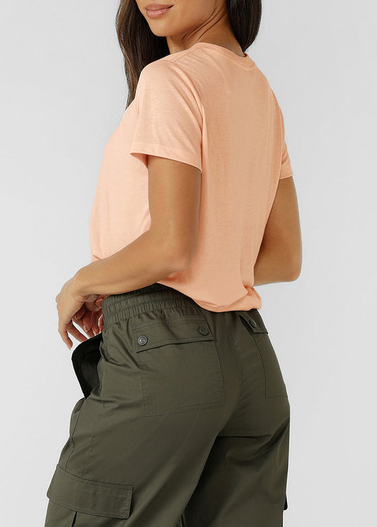 ローナ LB0380 ロータスTシャツ PALE PEACH