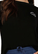 画像をギャラリービューアに読み込む, ローナ LB0394 ロータスロングスリーブトップ (Black)