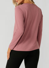 画像をギャラリービューアに読み込む, ローナ LB0394 ロータス ロングスリーブトップBERRY ICING