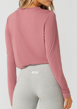 画像をギャラリービューアに読み込む, ローナ LB0394 ロータス ロングスリーブトップBERRY ICING