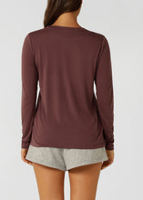 画像をギャラリービューアに読み込む, ローナ LB0394 ロータスロングスリーブトップ AMETHYST SHADOW