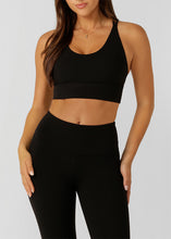 画像をギャラリービューアに読み込む, ローナ LB0395 ロータス ロングライン スポーツブラ BLACK