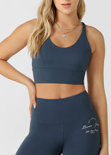 画像をギャラリービューアに読み込む, ローナ LB0395 ロータス ロングライン スポーツブラ(PALE INDIGO)