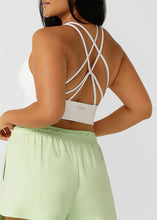 画像をギャラリービューアに読み込む, ローナ LB0395 ロータス ロングライン スポーツブラ WHITE