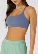 画像をギャラリービューアに読み込む, ローナ LB0451 ロータス クロップスポーツブラ MISTY BLUE