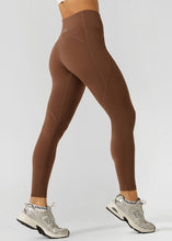 画像をギャラリービューアに読み込む, ローナ LB0514 エイミーポケット フルレングス レギンス CHOCOLATE