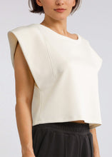 画像をギャラリービューアに読み込む, NUX T0758 スリーク スリーブレス Coconut ★残り1点(S)