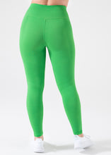 画像をギャラリービューアに読み込む, ラスト1点 NUX P4516 ワンバイワンレギンス シンプリーグリーン