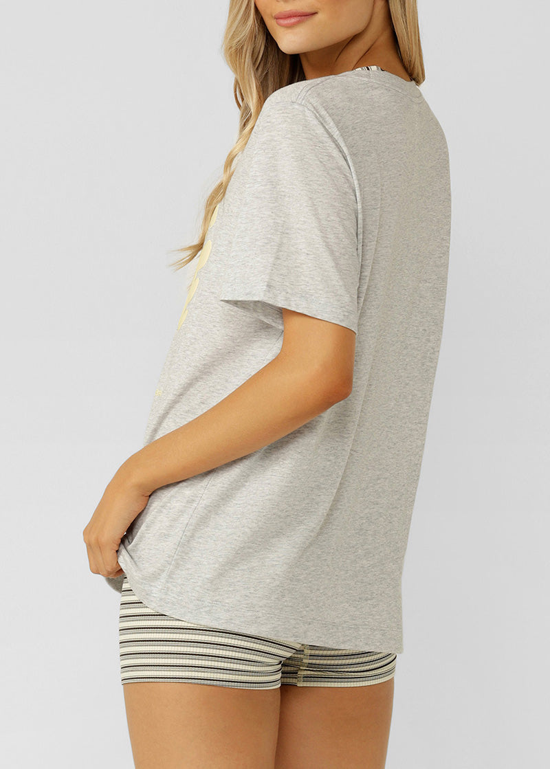 [NEW] ﾛｰﾅ 022647 SINCE89 ﾘﾗｯｸｽ Tｼｬﾂ GREY MARL