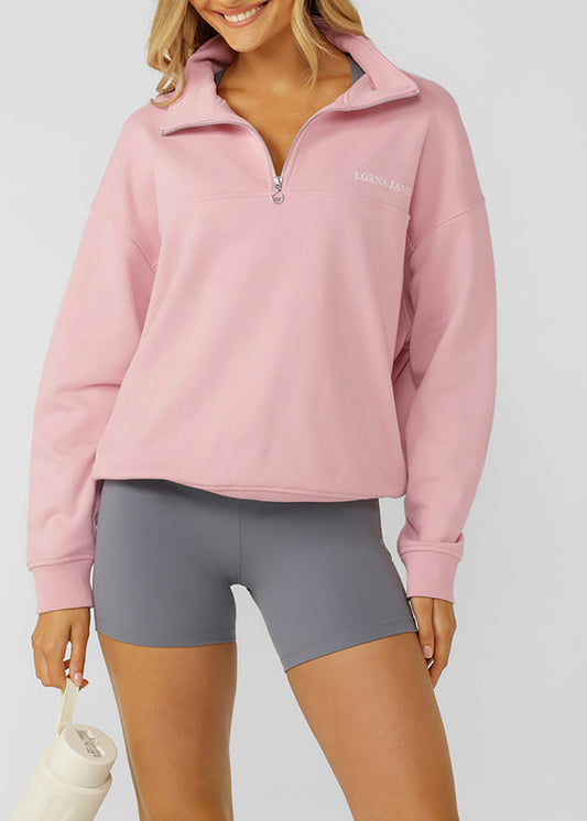 ﾛｰﾅ 022653 ｸｵｰﾀｰ ｼﾞｯﾌﾟ ｽｳｪｯﾄ DUSTY ROSE★残り一点(S)