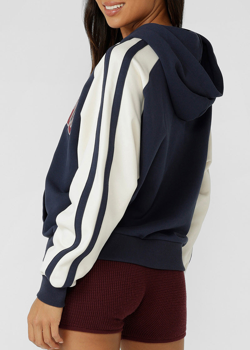 [NEW] ﾛｰﾅ 042640 ｳﾞｨｸﾄﾘｰ ﾌｰﾃﾞｨｰ  PLATINUM NAVY