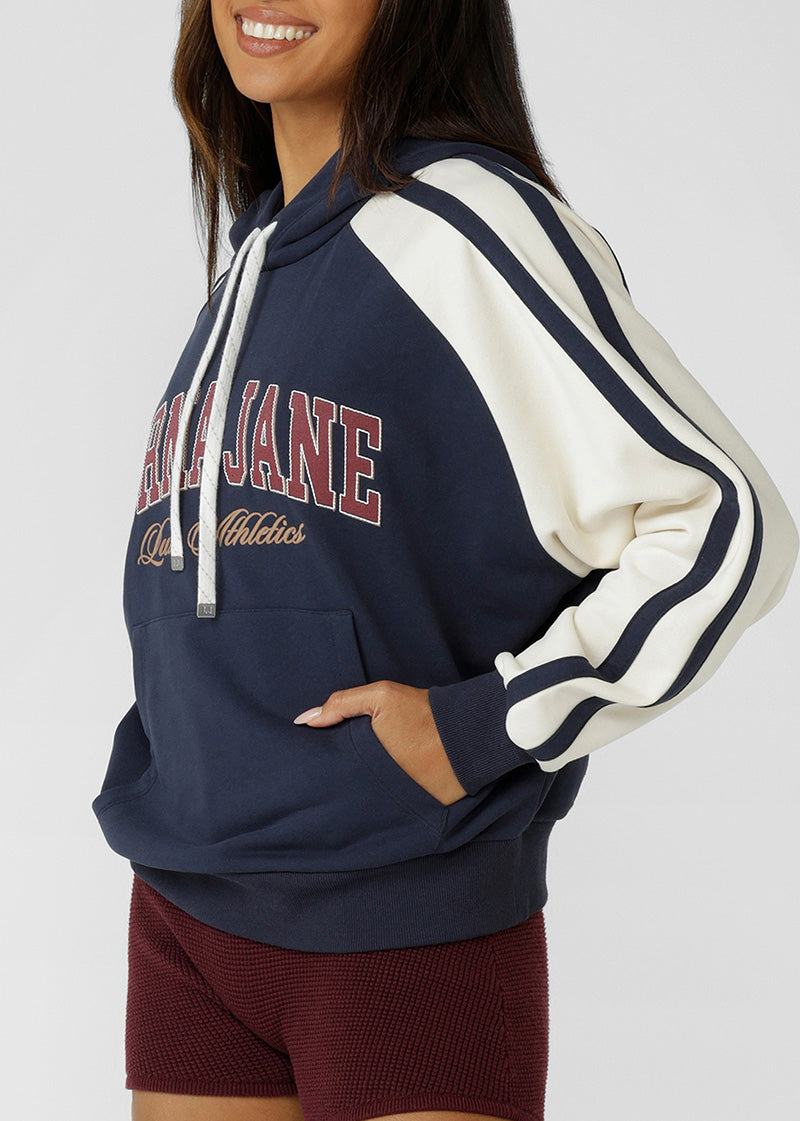 [NEW] ﾛｰﾅ 042640 ｳﾞｨｸﾄﾘｰ ﾌｰﾃﾞｨｰ  PLATINUM NAVY