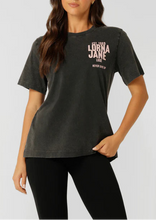 画像をギャラリービューアに読み込む, ﾛｰﾅ 062581 ﾍﾘﾃｲｼﾞ ﾘﾗｯｸｽﾄﾞ Tｼｬﾂ（WashedBlack）
