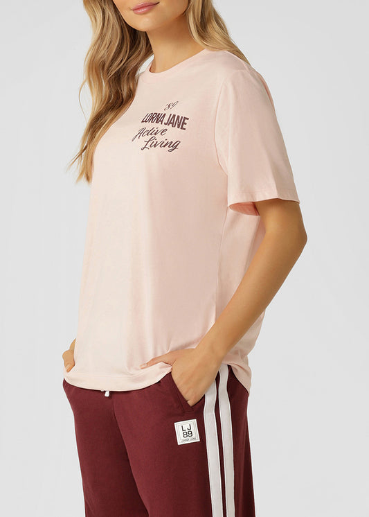 ﾛｰﾅ 082564 ｱｸﾃｨﾌﾞLVﾘﾗｯｸｽﾄﾞTｼｬﾂ SOFT BALLERINA