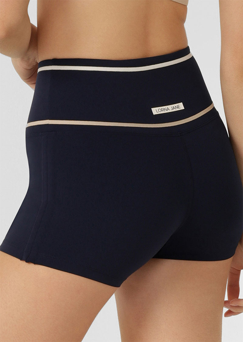 ﾛｰﾅ  092417 ｻﾝﾗｲｽﾞｻｰｷｯﾄ12CMﾊﾞｲｸｼｮｰﾂ (FRENCH NAVY)