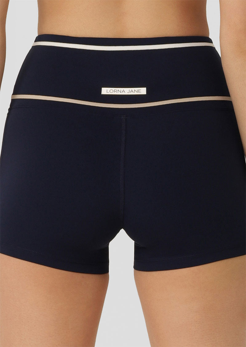 ﾛｰﾅ  092417 ｻﾝﾗｲｽﾞｻｰｷｯﾄ12CMﾊﾞｲｸｼｮｰﾂ (FRENCH NAVY)