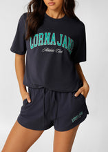 画像をギャラリービューアに読み込む, [NEW]ﾛｰﾅ 092550 ｵﾘｼﾞﾅﾙ ｽﾎﾟｰﾂ ﾘﾗｯｸｽﾄﾞTｼｬﾂ PLATINUM NAVY
