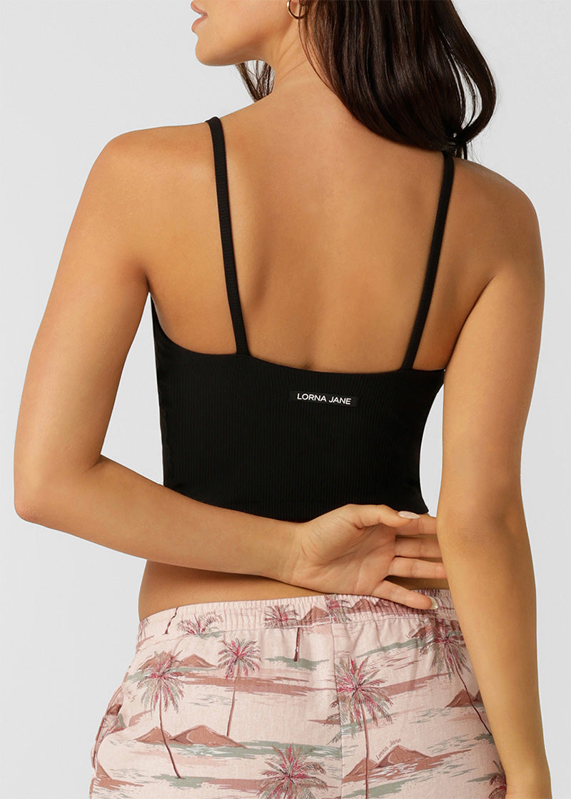 【SALE】ﾛｰﾅ 102407 ｴﾚﾒﾝﾀﾙ ﾀﾝｸﾌﾞﾗｺﾝﾎﾞ(Black)※ｽｲﾑ対応