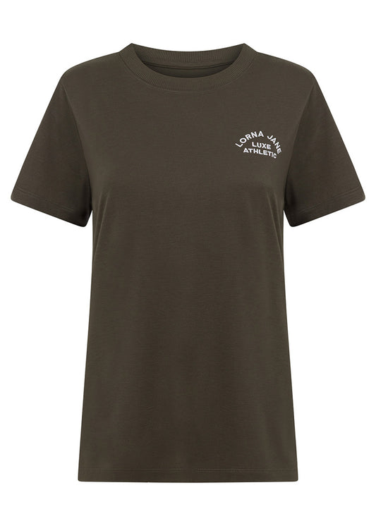 ﾛｰﾅ LB0380 ﾛｰﾀｽ Tｼｬﾂ DARK KHAKI HAZE