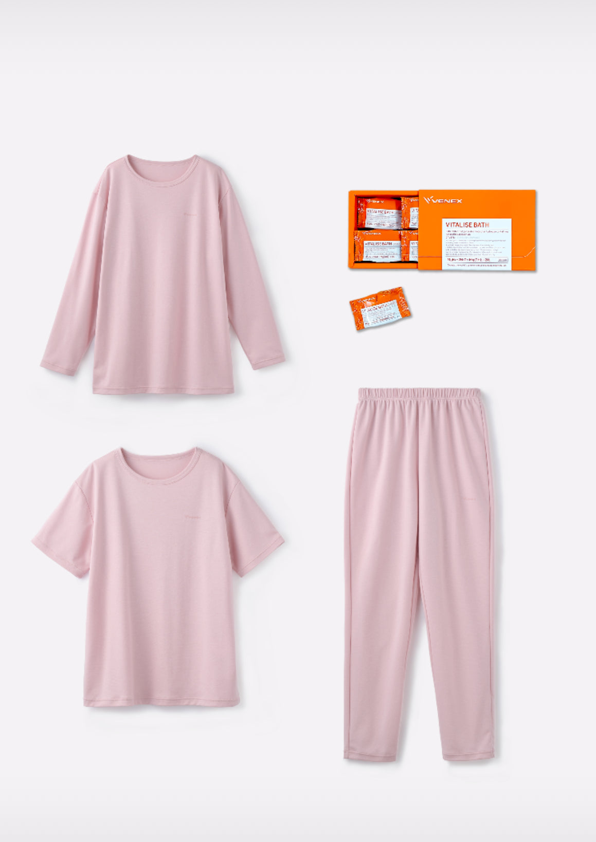 美品⭐︎ベネクス　リカバリーウェア　2025 ピンク　L VENEX JAL Mall店 ベネクス リカバリーウェア ニットサッカー パジャマ