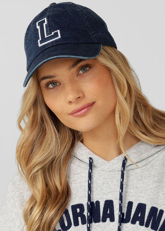 [NEW] ﾛｰﾅ A032655 ｼｸﾞﾈﾁｬｰ ﾛｰﾅ ｷｬｯﾌﾟDARK BLUE DENIM