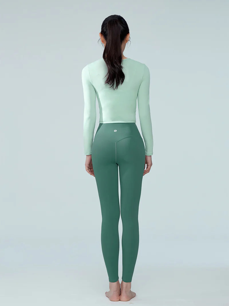 xexymix XP9157T BLACK LABEL シグネチャー360N 9分丈 レギンス EVER GREEN