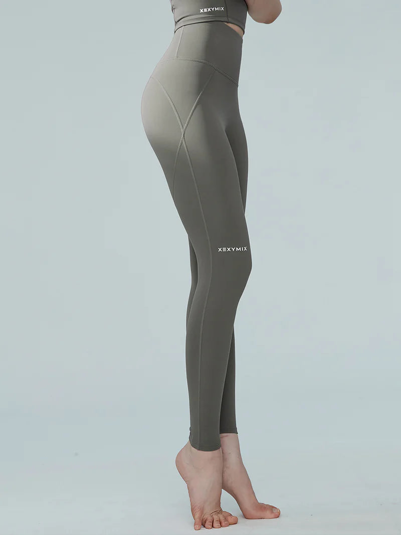 xexymix XP9167F ハイサポート BLACK LABEL シグネチャー380N レギンス ASH MOSS