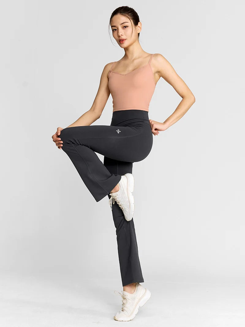 xexymix XELLA INTENTION XWFL06J1 フレアレギンス ロング丈　Tornado Gray