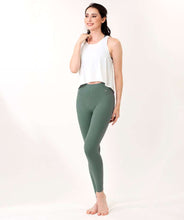 画像をギャラリービューアに読み込む, Loopa ルーパ デイリーヨガレギンス daily yoga leggings ﾃﾞｨｰﾌﾟｼｰｸﾞﾘｰﾝ
