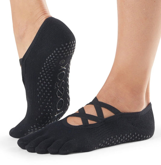 [ToeSox] Elle エル（Full-Toe／つま先あり）ブラック