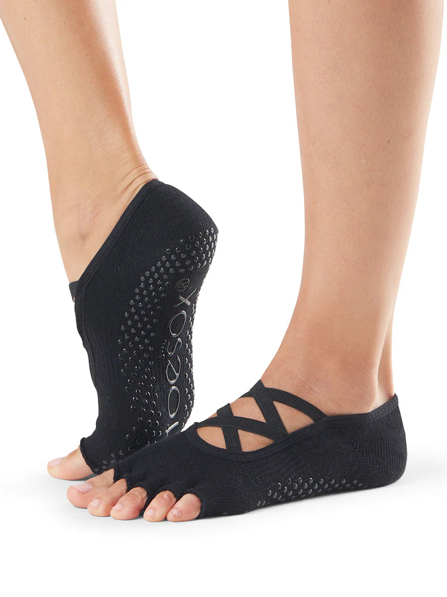 [ToeSox] Elle エル（Half-Toe／つま先なし）ブラック