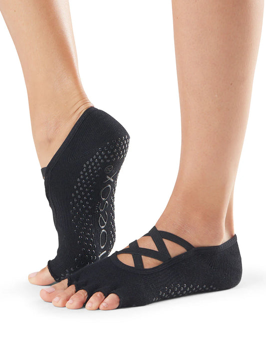 [ToeSox] Elle エル（Half-Toe／つま先なし）ブラック