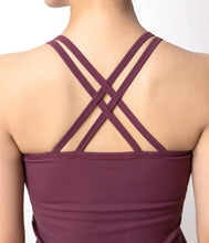 画像をギャラリービューアに読み込む, [Loopa] ルーパ カップ付き ダブルストラップ キャミソール  ﾜｲﾝﾚｯﾄﾞ
