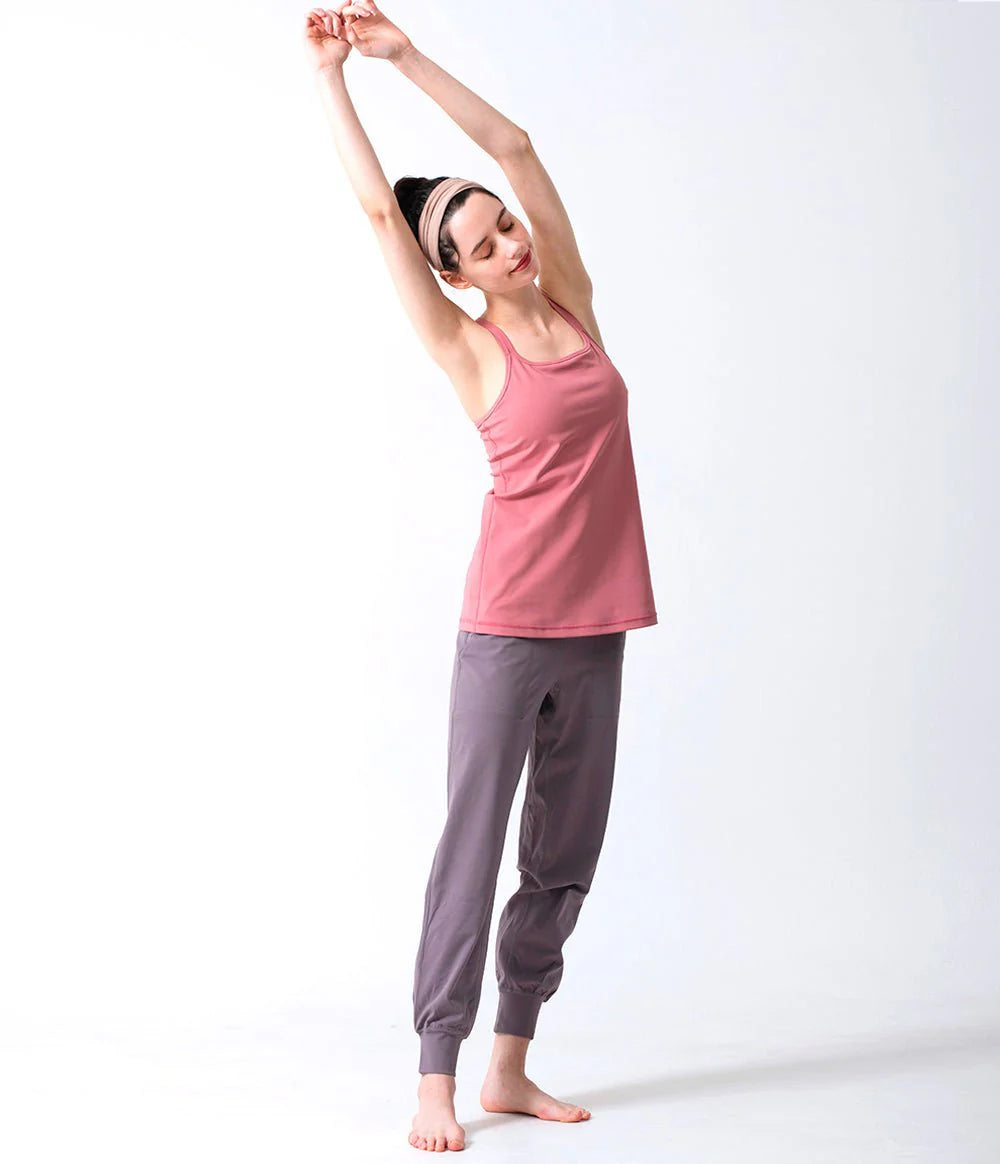 [Loopa] ルーパ カップ付き ダブルストラップ キャミソール ｺｰﾗﾙﾋﾟﾝｸ