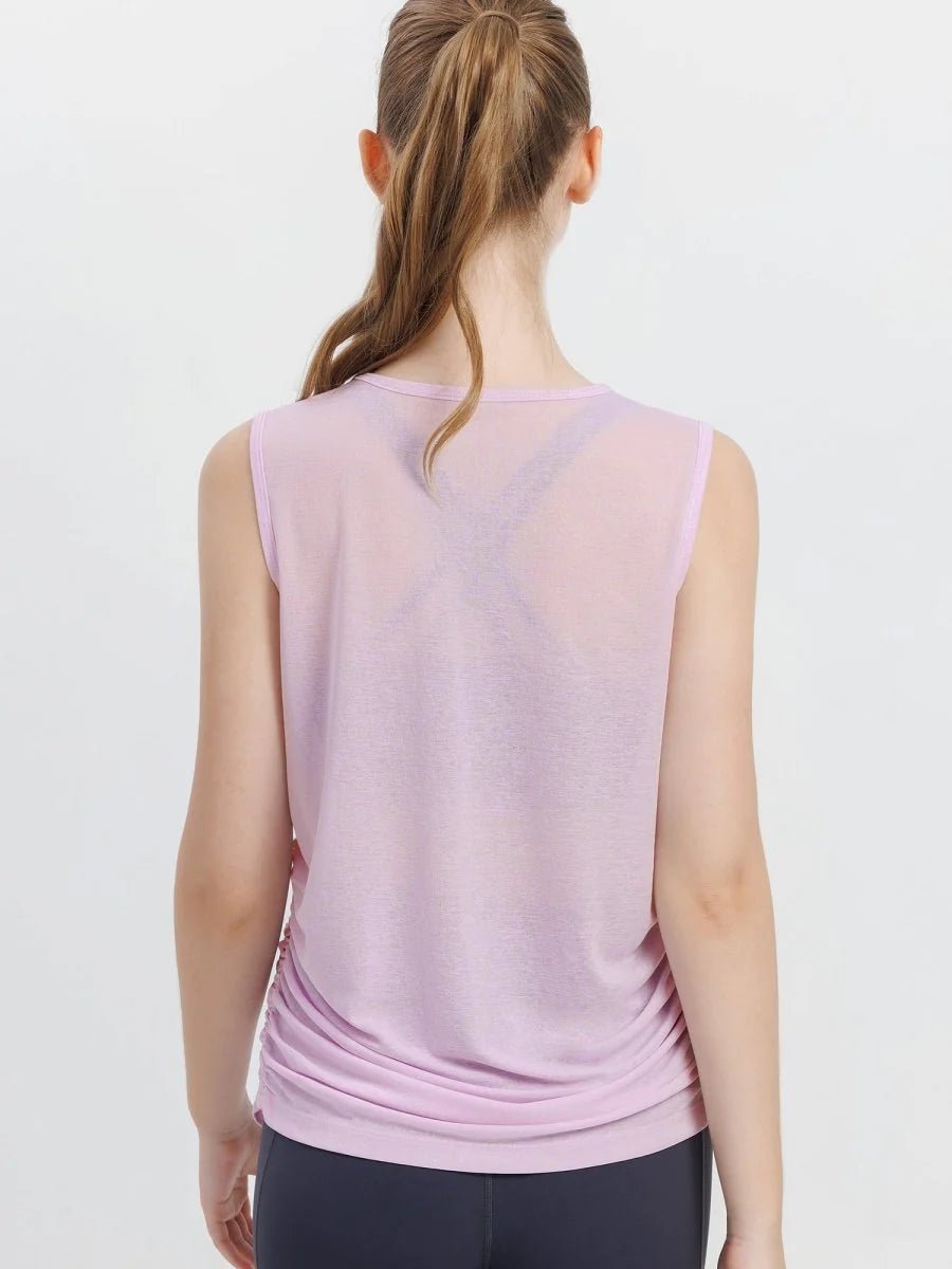 [Loopa] ルーパ シアーサイドラッフルタンク ﾗｲﾗｯｸﾊﾟｰﾌﾟﾙ