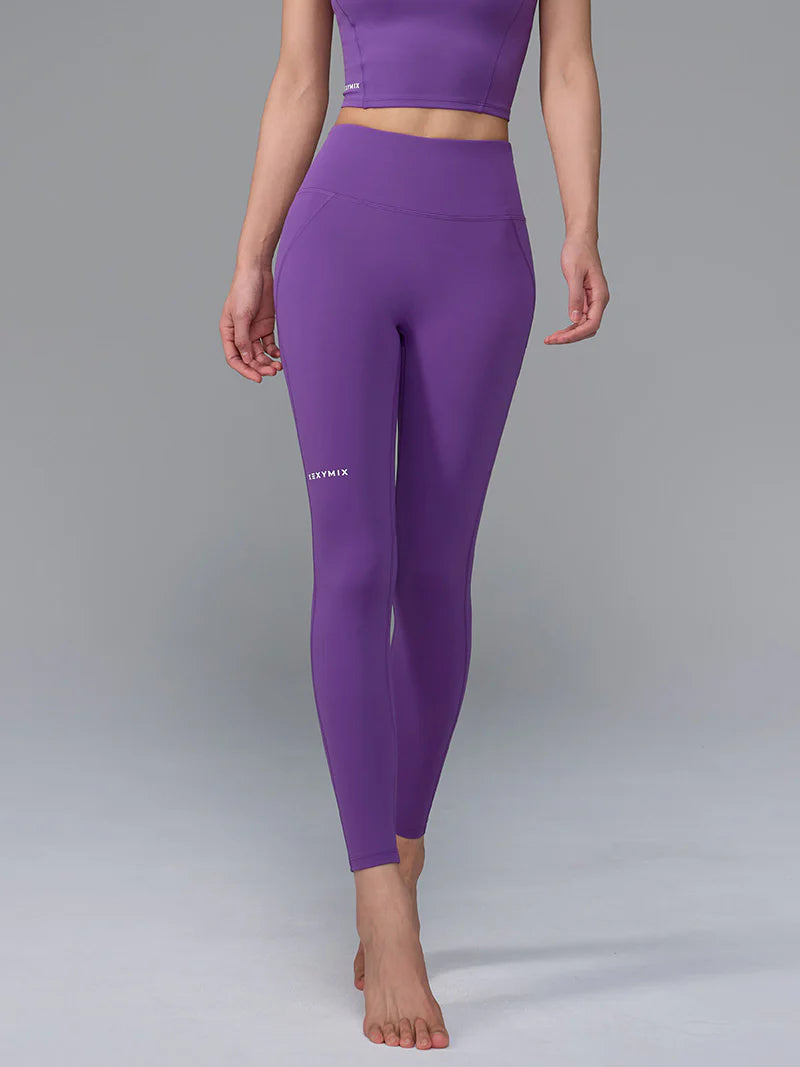 xexymix ｾﾞｸｼｨﾐｯｸｽ XP9167F ハイサポート BLACK LABEL シグネチャー380N レギンス FANCY PURPLE